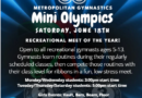 Mini Olympics is Coming to Metropolitan!