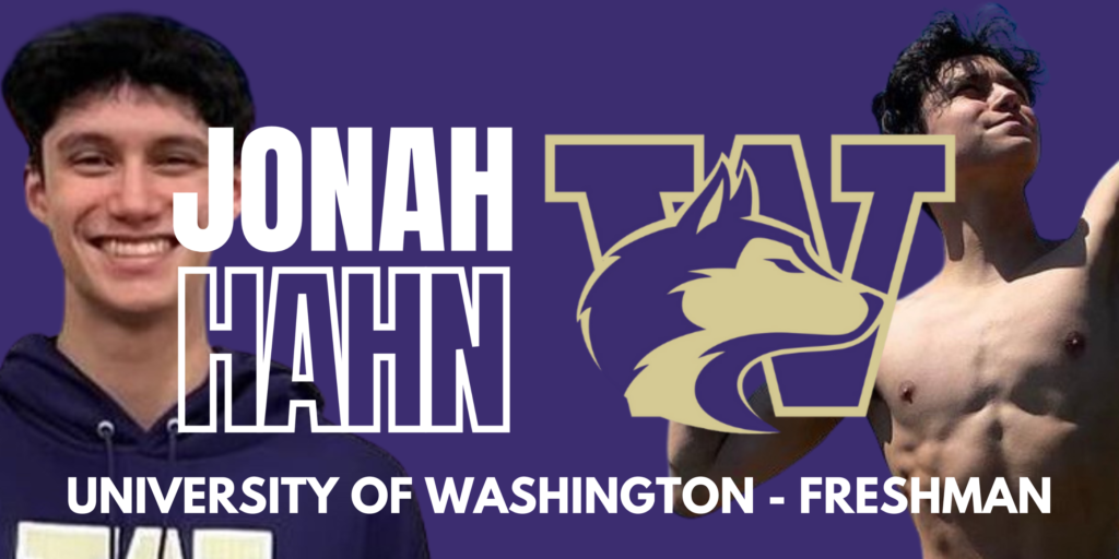 Jonah Hahn University of Washington, Freshman Metropolitan Class of 2024